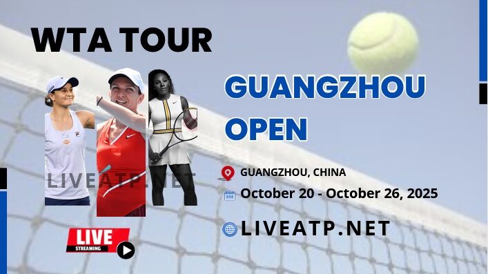 WTA Guangzhou Open Tennis Live Stream