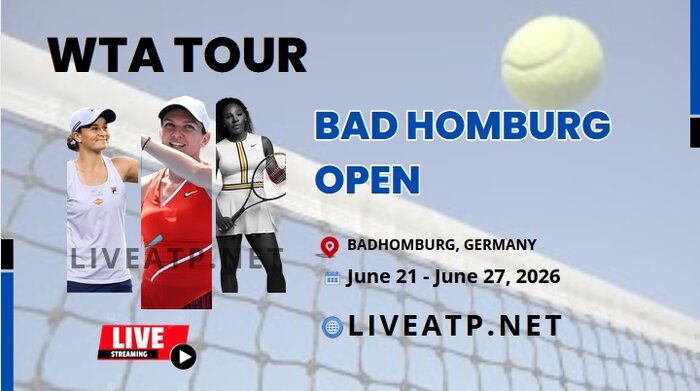 WTA Bad Homburg Open Tennis Live Stream